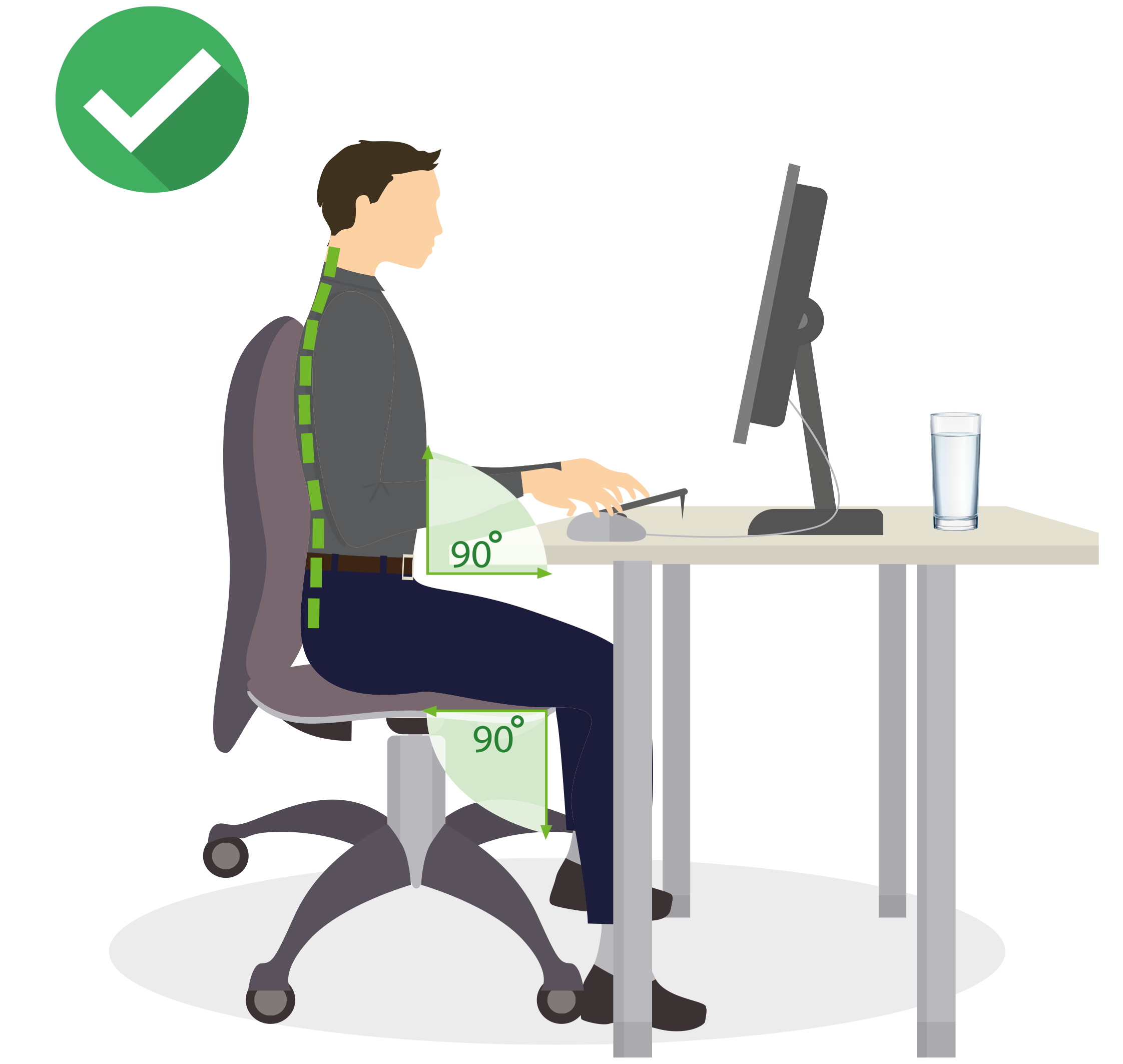 Desk chair sales to help posture