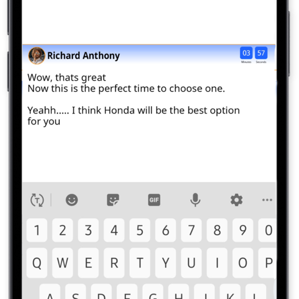 Real Time Texting